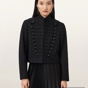 ISO!!! All Saints Black Military-Inspired Blazer